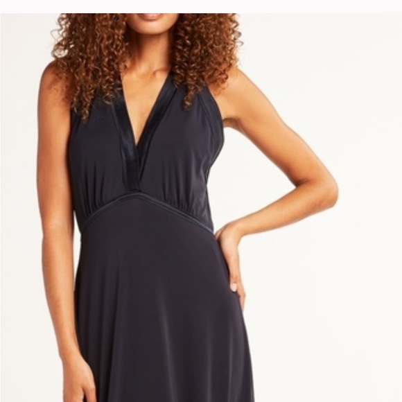 ELIE TAHARI  Everly Silk Trim Sleeveless Maxi Dress/Gown - Picture 2 of 15